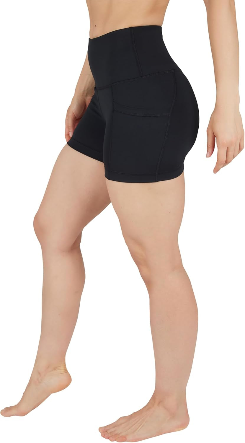 Womens High Waisted Biker Shorts Workout Running Spandex Yoga Shorts 3.5", 5", 7", 9"
