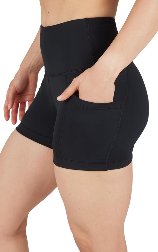 Womens High Waisted Biker Shorts Workout Running Spandex Yoga Shorts 3.5", 5", 7", 9"